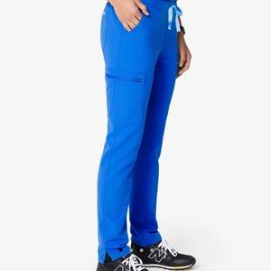 Figs Yola Royal Blue XL Petite Scrub Pants NWT